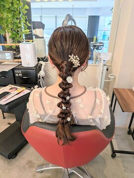 ファイブ ポイント 5 POINT 結婚式お呼ばれヘアセット