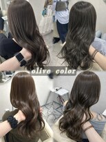 ソア 並木坂(Soa) 韓国スタイル/オリーブベージュ/透明感カラー/Chihiro