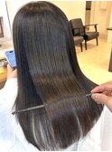 艶髪グレージュカラーの髪質改善トリートメント【南池袋美容室】
