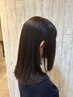 【真島指名/定期ケア】白髪染めリタッチカラー＋Aujua TR［稲毛/髪質改善］
