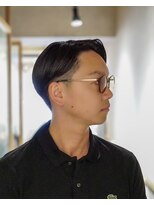 ダウズバーバーショップ 渋谷(dau's barber shop) 【センターパート】メンズ/バーバー/渋谷/宮益坂