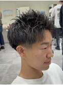 スパイキーショート/MEN’S HAIR/刈り上げマッシュ