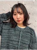 ハッシュカット/グレージュ/デザインカラー/松戸