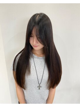 ハピネス クローバー 学園前店(Happiness CLOVER) 大人ロング韓国レイヤー艶髪ミルクブラウン