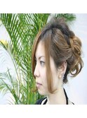 結婚式ヘアセット♪ カジュアルパーティーアップ