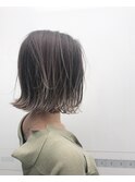 楽々スタイリング"ミニボブハイライト"