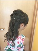 子供パーティーヘアー♪