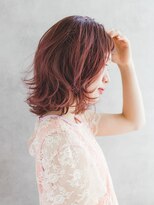 メゾンドイギー(MAISON de IGGY)&nbsp;ピンク#前髪#くびれ#イヤリングカラー#イメチェン#Aラインボブ