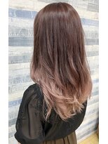 ベンティレオ(venti Leo)&nbsp;バレイヤージュ　グラデーションカラー　ピンクホワイト