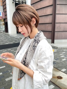 ジェム(GEM) ミルクティーベージュ/耳かけスタイル/