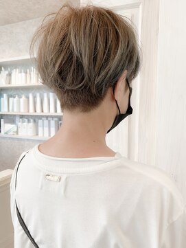 キャアリー(Caary) 福山ハンサムショートヘア人気Caary気になってた刈り上げ＾＾