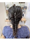 【天女目】編み下ろしヘアセット