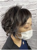 【カラー】フワッとアシメボブ
