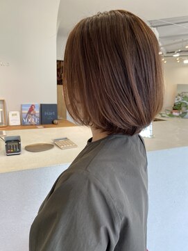 ピシェ ヘア デザイン(Piche hair design) 肩ギリワンレンボブ＊