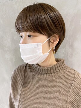 アイティーバイアルバム 松戸店(IT by ALBUM) 丸みショート_グレージュカラー_ba323113