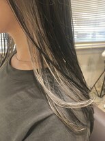 ノア ヘアメイク(Noa hair make) ホワイトベージュ/インナーカラー/イヤリングカラー