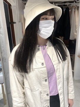 コフィー バイ メルト 吉祥寺(cofy by melt) 【中澤彩乃】顔まわりレイヤーウルフカット切りっぱなし