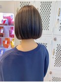 切りっぱなしボブ