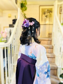 美容室 ティンカーベル 小学生(袴)