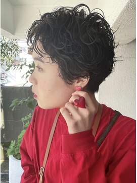 ナループロアボタン(Nalu pu loa BOTAN) ショートヘア/ハンサムショート/ショートパーマ