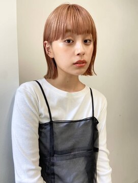 トワ 豊中店(towa) orange pink color