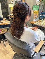 デイジー(Daisy)&nbsp;編み下ろしアレンジ　お呼ばれ