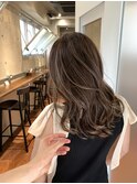 ハイライトバレイヤージュダブルカラーケアブリーチ白髪染め