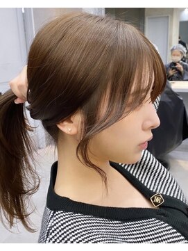 ロンドアヴァントゥス 池袋(Lond aventus) 韓国レイヤー/韓国風/ボブ/髪質改善/黒髪/ブリーチなし〔池袋〕