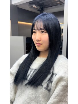 イキ 表参道(iki omotesando) ミディアムヘア/スラッシュ/グレージュカラー/デザインカラー