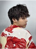マッシュスタイル×ツイストスパイラルパーマ