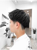 【メンズ★大名】刈り上げ×アップバング×眉毛カット×ビジネス