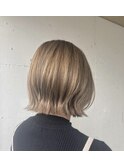 ハイトーンショートボブ
