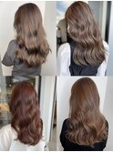 20代30代40代艶感ストレートアッシュグレージュ透明感ロング