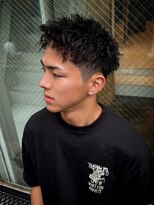 ビンゴ(BINGO)&nbsp;1816渋谷メンズカット束間ツーブロック刈り上げ韓国ウルフカット