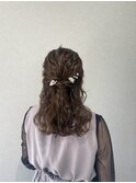 ハーフアップ