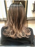 八尾/ハイライト/髪質改善/酸性ストレート/バレイヤージュ