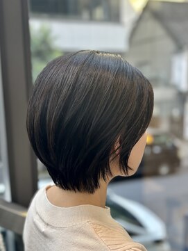エアー 銀座タワー(AIR) 小顔ヘア　ショートボブ
