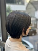 小顔ヘア ショートボブ
