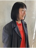 ショートバングボブ