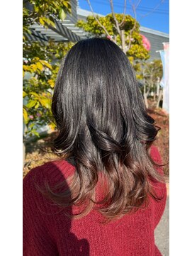 アンジュ グリーンパーク店(ange) レイヤーベース裾カラー