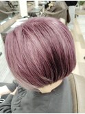 ブリーチonカラー　白髪ぼかし