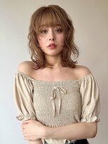 アース 検見川浜店(HAIR&MAKE EARTH)&nbsp;ハイライト前上がりショートプラチナブロンドウルフボブ
