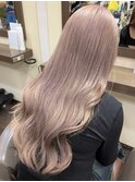 ブロンドに落ちるホワイトピンクカラー♪【唐木彩華】