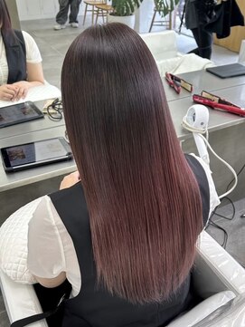 ヘッズ 市川(HEADS ex) 前髪 アンブレラカラーこなれミディイメチェン韓国マッシュ