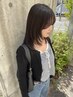 【KANA指名限定】透明感カラー＋似合せカット＋トリートメント