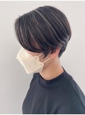白髪ぼかし/ハイライトカラー/カラー/透明感/ハイライト/上尾
