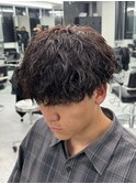 波巻きパーマ/スパイラル/ツイスパ/メンズサロン/メンズ/波巻き