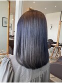 レディース★セミロング*ラベンダーアッシュ
