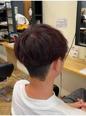 メンズカット/レッドブラウン【アルター鎌取店　今吉】