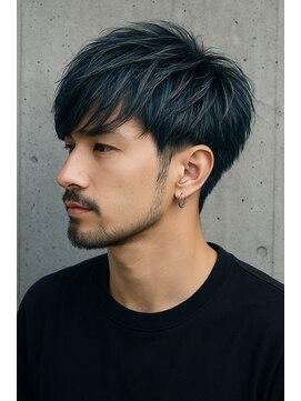 20代30代オススメ ブルーアッシュ × エアマッシュ